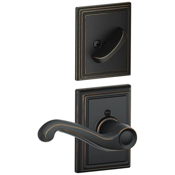 Schlage F59-Fla-Add-Rh Flair Right Handed Single Cylinder Interior Pack - Bronze