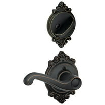 Schlage F59-Fla-Brk-Rh Flair Right Handed Single Cylinder Interior Pack - Bronze