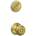 thumbnail image 1 of Schlage F59-GEO Georgian Single Cylinder Interior Pack, Satin Brass, 1 of 1