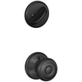 thumbnail image 1 of Schlage F59GEO622 Georgian Single Cylinder Interior Pack - Black, 1 of 1