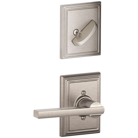 Schlage F59LAT619ADD Latitude Single Cylinder Interior Pack - Nickel