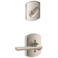 thumbnail image 1 of Schlage F59LAT619GRW Latitude Single Cylinder Interior Pack - Nickel, 1 of 7