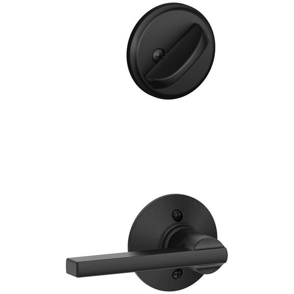 Schlage F59-Lat Latitude Single Cylinder Interior Pack - Black
