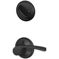 thumbnail image 1 of Schlage F59 MER 622 LH Merano Interior Left-Handed Lever with Deadbolt, Matte Black (Interior Half Only), 1 of 2