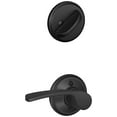 thumbnail image 1 of Schlage F59 MER 622 RH Merano Interior Right-Handed Lever with Deadbolt, Matte Black (Interior Half Only), 1 of 2