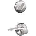 thumbnail image 1 of Schlage F59 MER 625 RH Merano Interior Right-Handed Lever with Deadbolt, Bright Chrome (Interior Half Only), 1 of 2