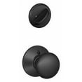 thumbnail image 1 of Schlage F59 PLY 622 Plymouth Interior Knob with Deadbolt, Matte Black (Interior Half Only), 1 of 3