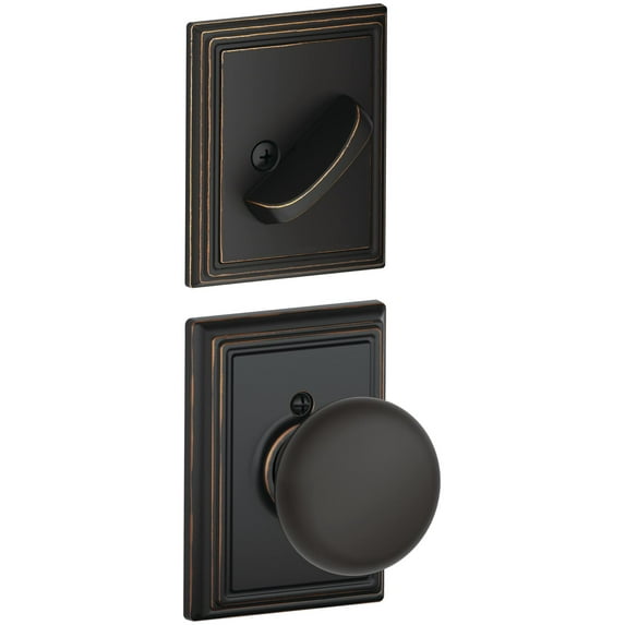 Schlage F59-Ply-Add Plymouth Single Cylinder Interior Pack - Bronze