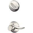 thumbnail image 1 of Schlage F59 SAC 618 LH Interior Single Cylinder Deadbolt Left Hand Sacramento Lever, Polished Nickel (Interior Half Only, 1 of 1