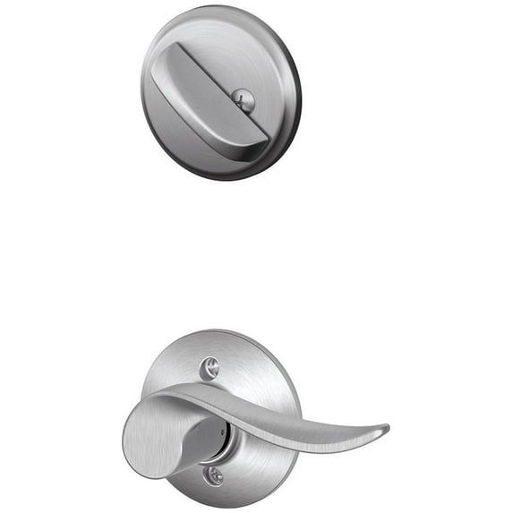 Schlage F59-Sac-Lh Sacramento Left Handed Single Cylinder Interior Pack - Chrome