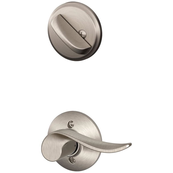 Schlage F59SAC619LH Sacramento Left Handed Single Cylinder Interior Pack - Nickel