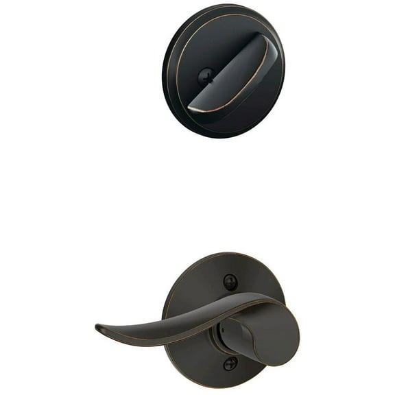 Schlage F59-Sac-Rh Sacramento Right Handed Single Cylinder Interior Pack - Bronze