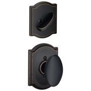 Schlage F59SIE716CAM Siena Single Cylinder Interior Pack - Bronze