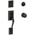 thumbnail image 1 of Schlage F62 Addison With Andover Double Cylinder Handleset and Trim C Keyway with 12326 Latch Round Corner Strikes Aged Bronze Finish, 1 of 3