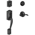 thumbnail image 1 of Schlage F62-Cam-Acc-Lh Double Cylinder Sectional Handleset - Black, 1 of 6