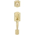 thumbnail image 1 of Schlage F62-Cam-Ply Double Cylinder Handleset - Brass, 1 of 6