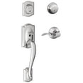 thumbnail image 1 of Schlage F62-Cam-Acc-Rh Camelot Right Hand Double Cylinder Handleset - Chrome, 1 of 6