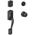 thumbnail image 1 of Schlage F62-Cam-Ply Double Cylinder Handleset - Black, 1 of 6