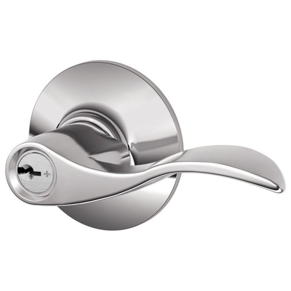 Schlage F80-Acc-Rh Accent Right Handed Single Cylinder Keyed Entry Storeroom Door Lever
