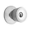 thumbnail image 1 of Schlage F80-Bel Storeroom Bell Knobset - Chrome, 1 of 3