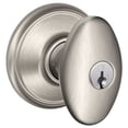 thumbnail image 1 of Schlage F80-Sie Siena Storeroom Door Knob - Nickel, 1 of 3