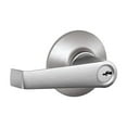 thumbnail image 1 of Schlage F80CSSK V ELA 626 Elan Light Commercial Keyed Storeroom Lever, Satin Chrome, 1 of 6