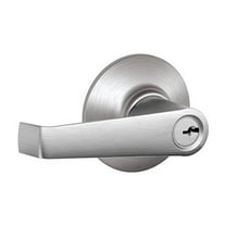 Schlage F80CSSK V ELA 626 Elan Light Commercial Keyed Storeroom Lever, Satin Chrome