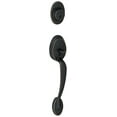 thumbnail image 1 of Schlage F92-PLY Plymouth Dummy Exterior Handleset from The F-Series, Aged Bronze, 1 of 2
