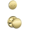 thumbnail image 1 of Schlage F94-AND Andover Knob Dummy Interior Pack from The F-Series, Polished Brass, 1 of 3