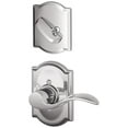 thumbnail image 1 of Schlage F94-Acc-Cam-Lh Accent Left Handed One-Sided Dummy Interior Pack - Chrome, 1 of 4