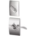 thumbnail image 1 of Schlage F94ACC625CENLH Accent Left Handed One-Sided Dummy Interior Pack - Chrome, 1 of 4