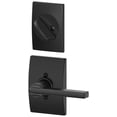 thumbnail image 1 of Schlage F94LAT622CEN Latitude One-Sided Dummy Interior Pack - Black, 1 of 5
