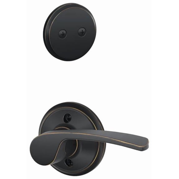 Schlage F94MER716LH Merano Left Handed One-Sided Dummy Interior Pack - Bronze