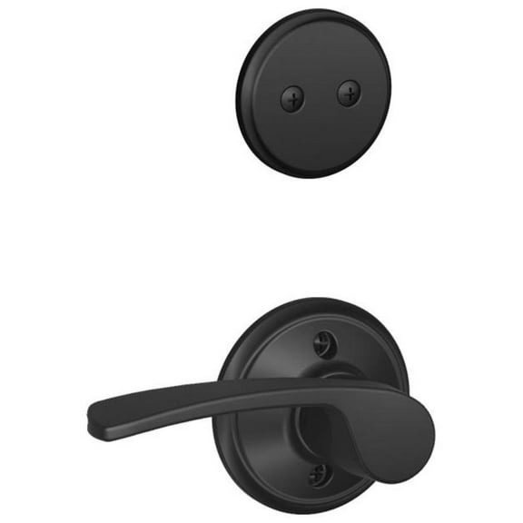 Schlage F94-Mer-Rh Merano Right Handed One-Sided Dummy Interior Pack - Black