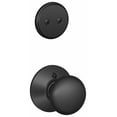 thumbnail image 1 of Schlage F94-PLY Plymouth Knob Dummy Interior Pack from The F-Series, Matte Black, 1 of 3