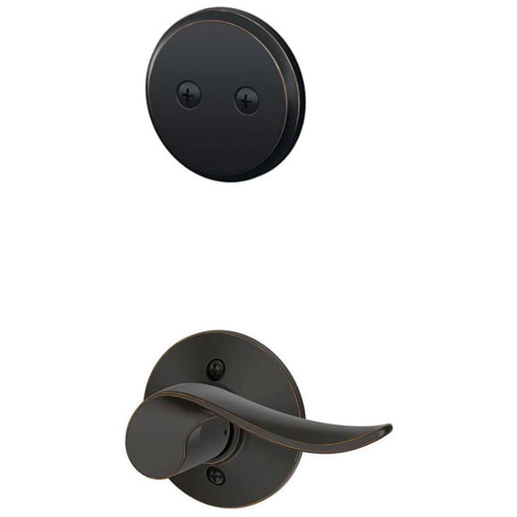 Schlage F94SAC716LH Sacramento Left Handed One-Sided Dummy Interior Pack - Bronze