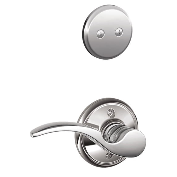 Schlage F94-Sta-Rh St. Annes Right Handed One-Sided Dummy Interior Pack - Chrome