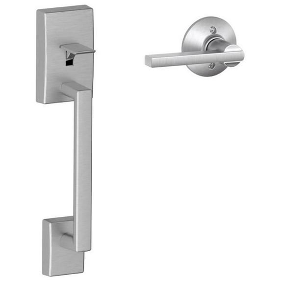 Schlage FE285 CEN 626 LAT Century Handleset, Lower Half with Latitude Lever, Satin Chrome