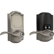 Schlage Encode Smart Wi-Fi Deadbolt Lock Camelot Lever Satin Nickel - Lockable - 1 Piece