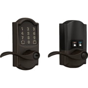 Schlage FE789WBVCAM716ACC Encode Smart Wi-Fi Entry Door Lock, Camelot Lever, Aged Bronze - Quantity 1