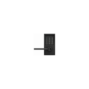 Schlage FE789WBVCEN622LAT Encode Smart Wi-Fi Entry Door Lock, Century Lever, Matte Black - Quantity 1
