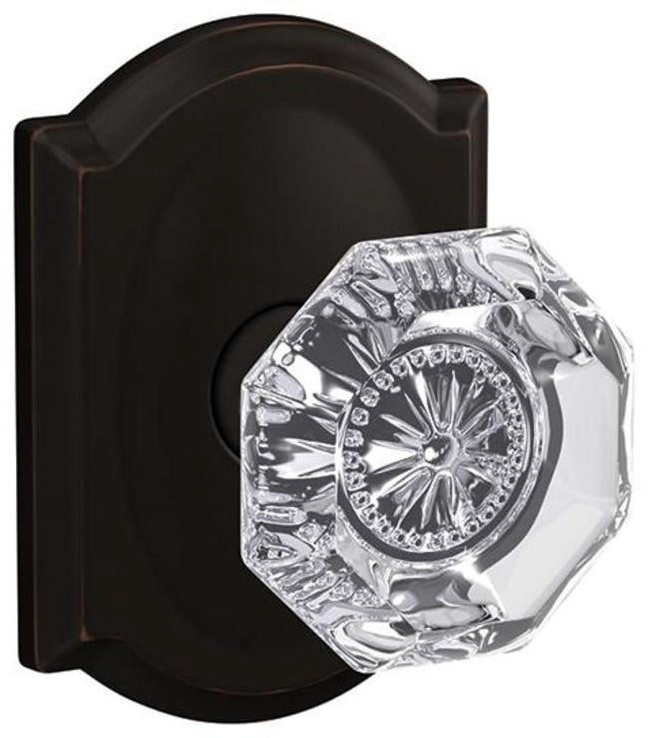 Schlage Fc172-Alx-Cam Custom Alexandria Non-Turning Two-Sided Dummy Door Knob Set - Bronze