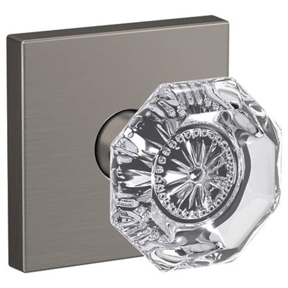 Schlage FC172ALX619COL Custom Alexandria Non-Turning Two-Sided Dummy Door Knob Set -