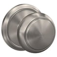 thumbnail image 1 of Schlage FC172AND619ALD Custom Andover Non-Turning Two-Sided Dummy Door Knob Set - Nickel, 1 of 7
