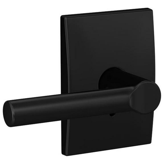 Schlage Fc172-Brw-Cen Custom Broadway Non-Turning Two-Sided Dummy Door Lever Set - Black