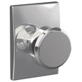 thumbnail image 1 of Schlage FC172BWE625CEN Custom Bowery Non-Turning Two-Sided Dummy Door Knob Set - Chrome, 1 of 7