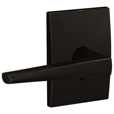 Schlage Fc172-Elr-Cen Custom Eller Non-Turning Two-Sided Dummy Door Lever Set - Bronze