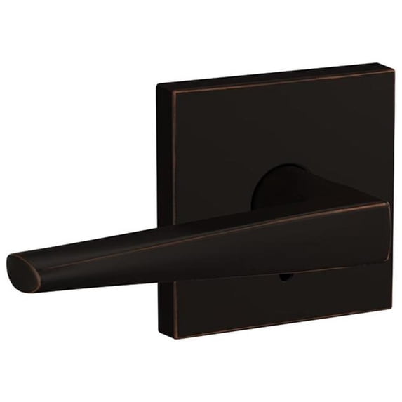 Schlage FC172ELR716COL Custom Eller Non-Turning Two-Sided Dummy Door Lever Set - Bronze