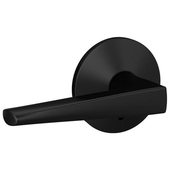 Schlage FC172ELR622KIN Custom Eller Non-Turning Two-Sided Dummy Door Lever Set - Black