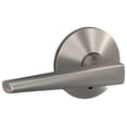 thumbnail image 1 of Schlage FC172ELR619KIN Custom Eller Non-Turning Two-Sided Dummy Door Lever Set - Nickel, 1 of 7
